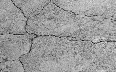 Soyut çimento arka planı. Çatlak beton dokusu yakın plan..