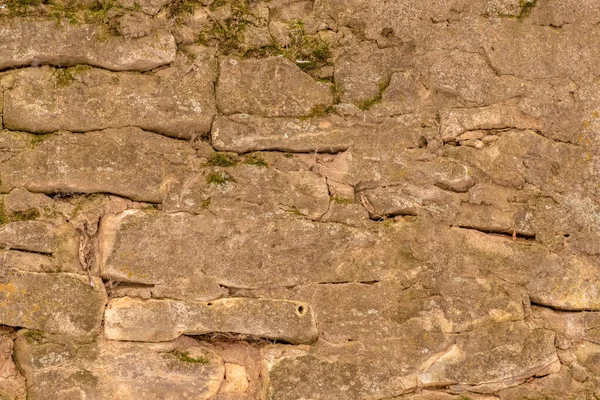 La textura abstracta del fondo de la pared Vieja la piedra del agua ruso — Foto de Stock