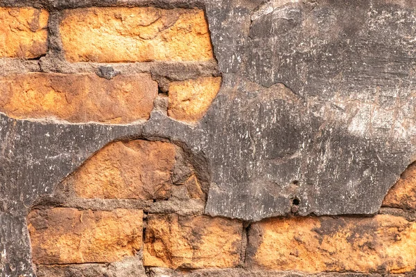 La textura abstracta del fondo de la pared Vieja la piedra del agua ruso — Foto de Stock