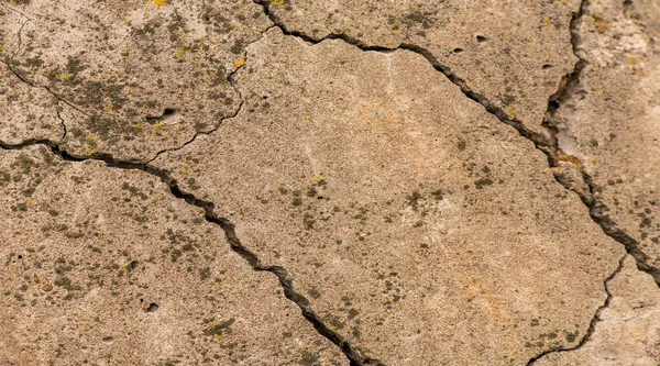 Textura de concreto rachado closeup. Contexto de cimento abstrato — Fotografia de Stock