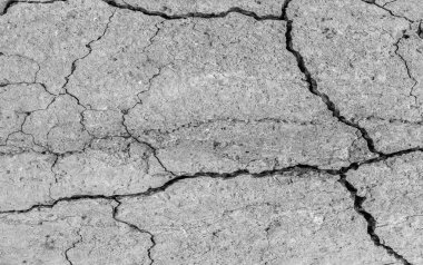 Soyut çimento arka planı. Çatlak beton dokusu yakın plan..