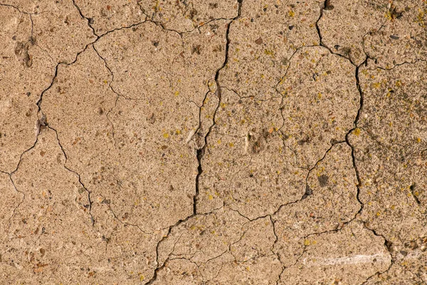 Old Concrete Cement Cracks Natural Destruction Time Weather Conditions — Stock Photo, Image