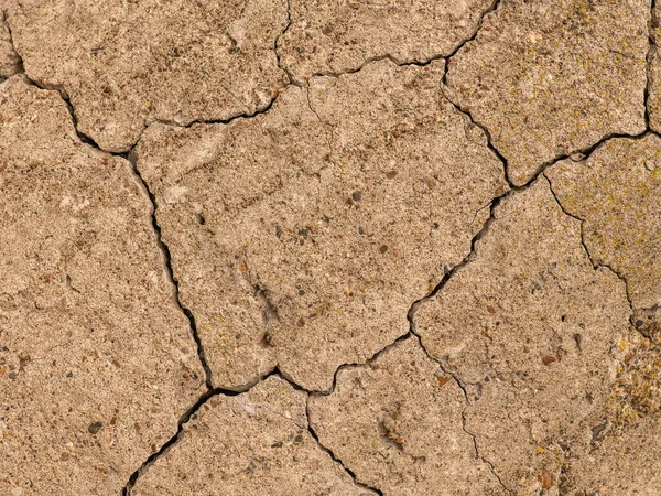 Vieux Ciment Béton Avec Fissures Destruction Naturelle Temps Des Conditions — Photo