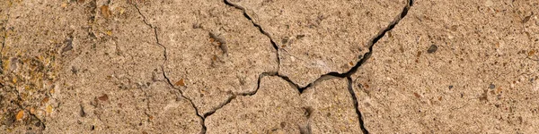 Old Concrete Cement Cracks Natural Destruction Time Weather Conditions — Stock Photo, Image