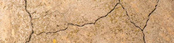 Old Concrete Cement Cracks Natural Destruction Time Weather Conditions — Stock Photo, Image