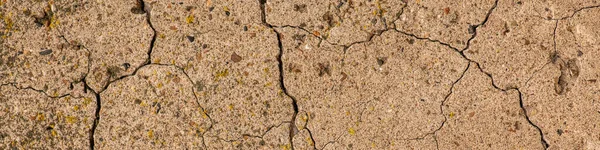 Old Concrete Cement Cracks Natural Destruction Time Weather Conditions — Stock Photo, Image