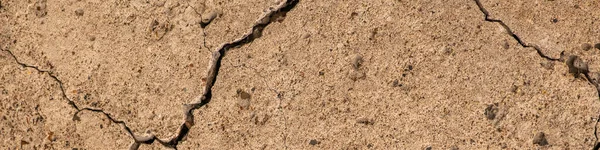 Ciment Vechi Din Beton Fisuri Distrugere Naturală Din Timp Condiții — Fotografie, imagine de stoc