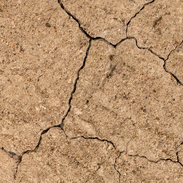 Старий Бетонний Цемент Тріщинами Природним Руйнуванням Від Часу Погодних Умов — стокове фото