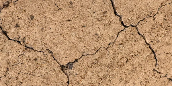 Old Concrete Cement Cracks Natural Destruction Time Weather Conditions — Stock Photo, Image