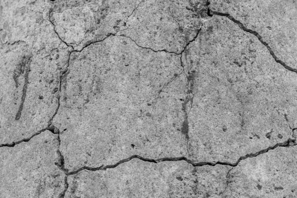 Vieux Ciment Béton Haute Résolution Avec Fissures Destruction Naturelle Temps — Photo