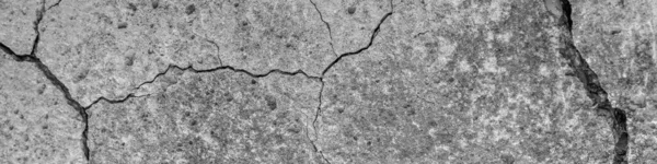High Resolution Old Concrete Cement Cracks Natural Destruction Time Weather — Stock Photo, Image