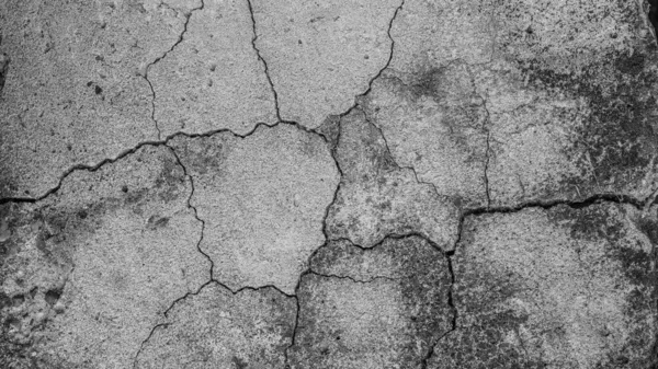 High Resolution Old Concrete Cement Cracks Natural Destruction Time Weather — Stock Photo, Image