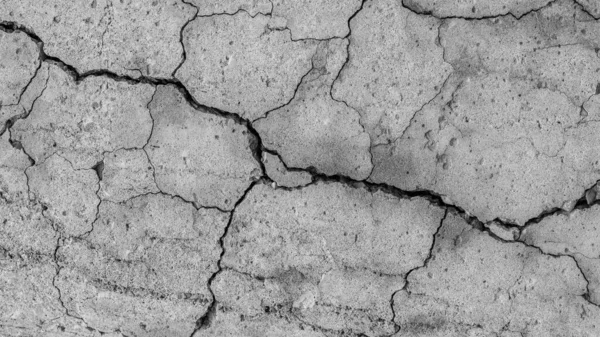 Yüksek Çözünürlüklü Eski Beton Çatlaklara Zaman Hava Koşullarından Kaynaklanan Doğal — Stok fotoğraf