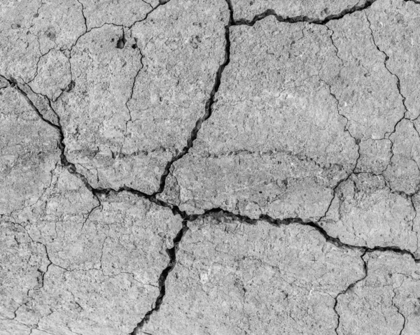 Yüksek Çözünürlüklü Eski Beton Çatlaklara Zaman Hava Koşullarından Kaynaklanan Doğal — Stok fotoğraf