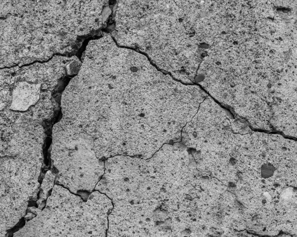 Cemento Hormigón Viejo Alta Resolución Con Grietas Destrucción Natural Por —  Fotos de Stock