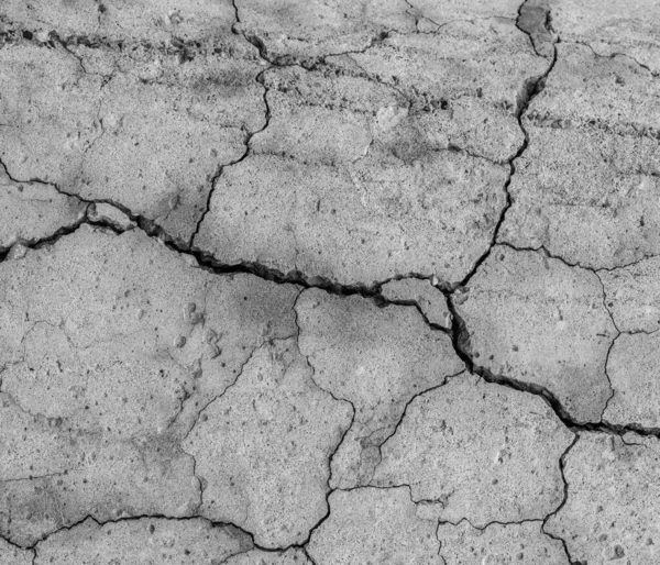 Cimento Concreto Velho Alta Resolução Com Rachaduras Destruição Natural Tempo — Fotografia de Stock