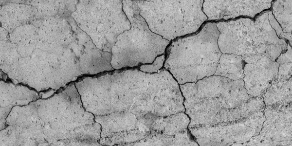 Yüksek Çözünürlüklü Eski Beton Çatlaklara Zaman Hava Koşullarından Kaynaklanan Doğal — Stok fotoğraf