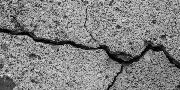 Yüksek Çözünürlüklü Eski Beton Çatlaklara Zaman Hava Koşullarından Kaynaklanan Doğal — Stok fotoğraf