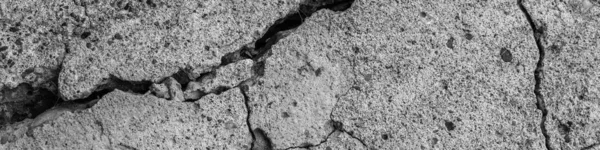 Vieux Ciment Béton Haute Résolution Avec Fissures Destruction Naturelle Temps — Photo