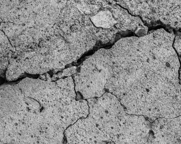 Cimento Concreto Velho Alta Resolução Com Rachaduras Destruição Natural Tempo — Fotografia de Stock