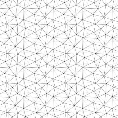 Dikişsiz bağlı noktalar ve çizgiler desen 