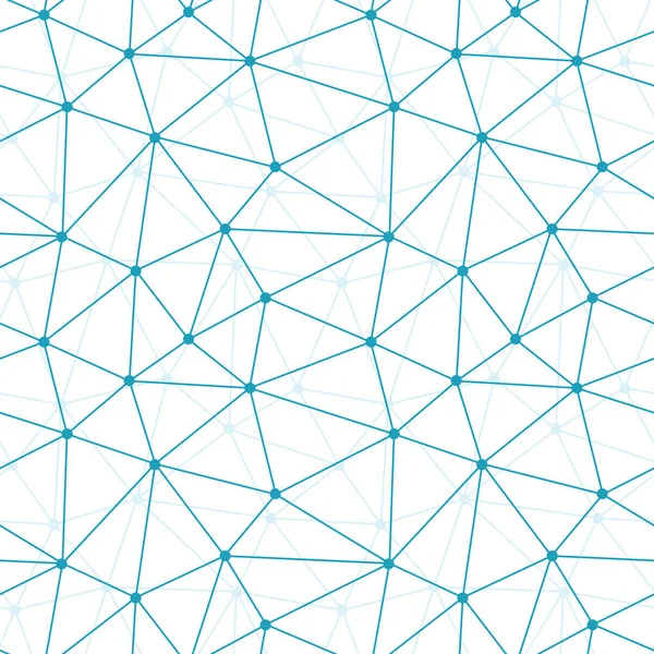 Modèle de points et lignes connectés sans couture — Image vectorielle