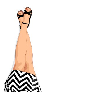 Renkli pedikür. Spa ve güzellik ürünleri için bir tasarım ögesi.