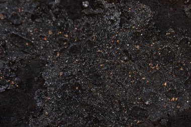 Eski doku arka plan yakın plan, siyah duvar reçineli. Yumuşak odaklanma. Arkaplan ve dokular