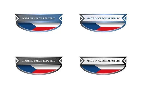 Made Czech Republic Λογότυπο — Φωτογραφία Αρχείου