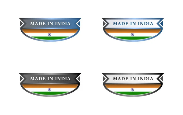 Logo Made India — Foto Stock