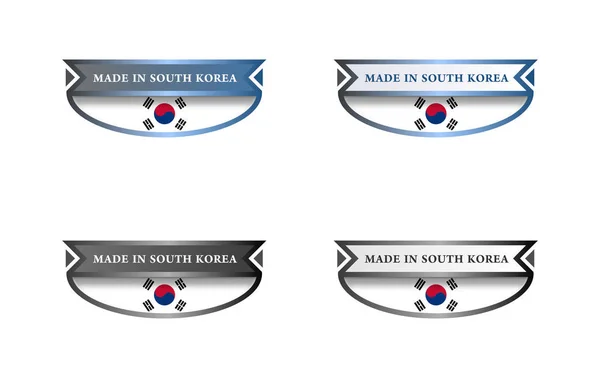 Made South Korea Λογότυπο — Φωτογραφία Αρχείου