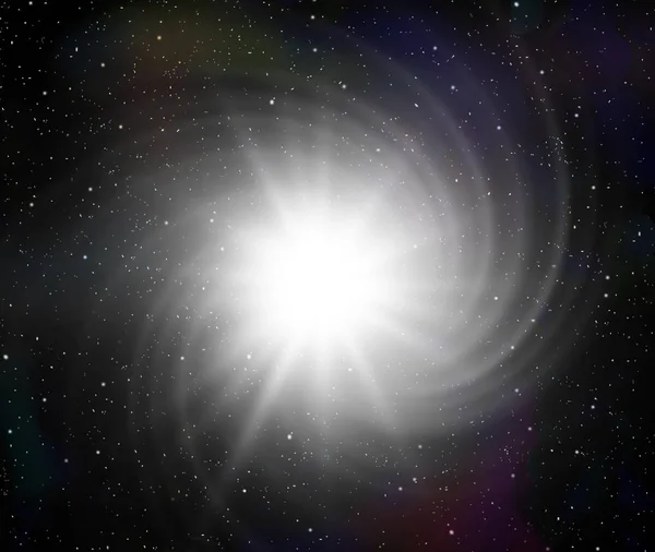 Blinding Glow Universe — Stock Photo, Image