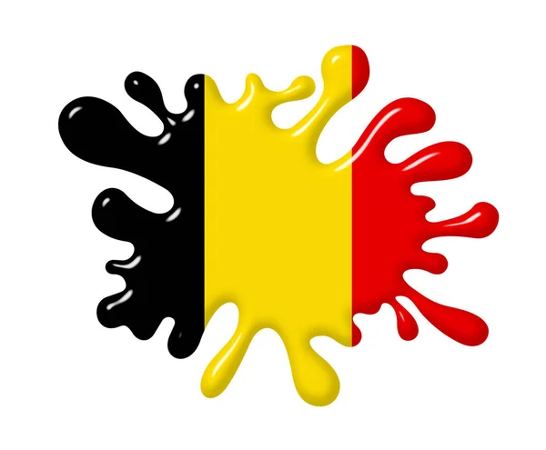 Bandeira Belga Cera Vedação — Fotografia de Stock