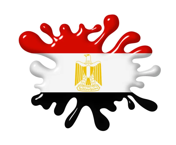 Mühürleme Balmumunda Mısır Bayrağı — Stok fotoğraf