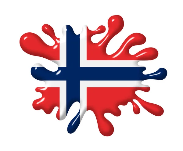 Norwegian Flag Sealing Wax — Stock Photo, Image