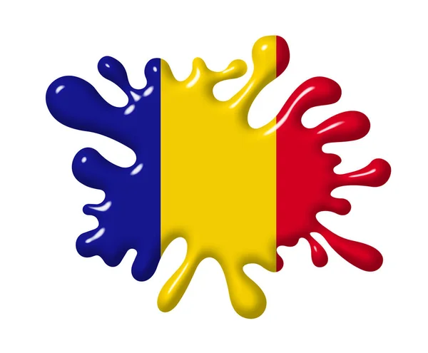 Σημαία Ρουμανίας Για Κερί Σφράγισης — Φωτογραφία Αρχείου