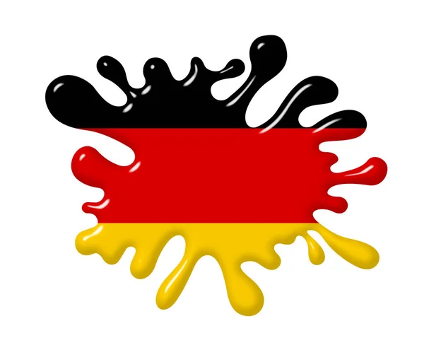 Mühürleme Balmumunda Alman Bayrağı — Stok fotoğraf