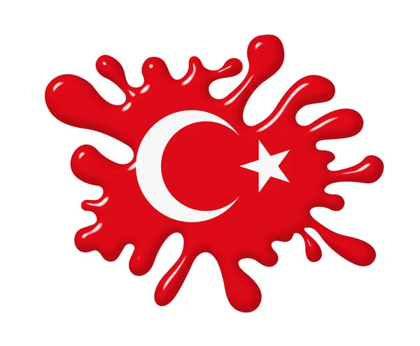 Τουρκική Σημαία Κερί Σφράγισης — Φωτογραφία Αρχείου