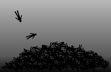 Genel mezar illüstrasyonu - Soykırım