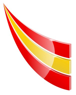 Beyaz arkaplanda İspanya logosu