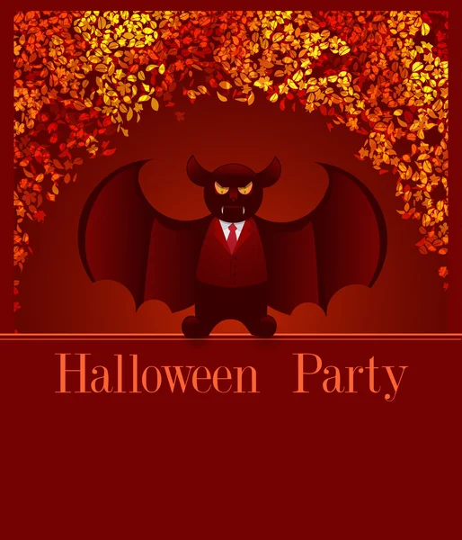 Invitación fiesta Halloween — Archivo Imágenes Vectoriales