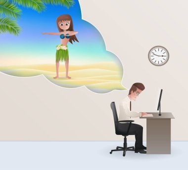 tatil hakkında rüya iş adamı.