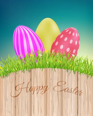 Paskalya tebrik kartı.