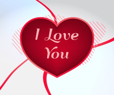 Kalp kelimeleri ile seni seviyorum.