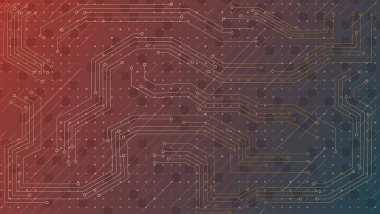 Devre kartlı teknoloji arkaplanı.