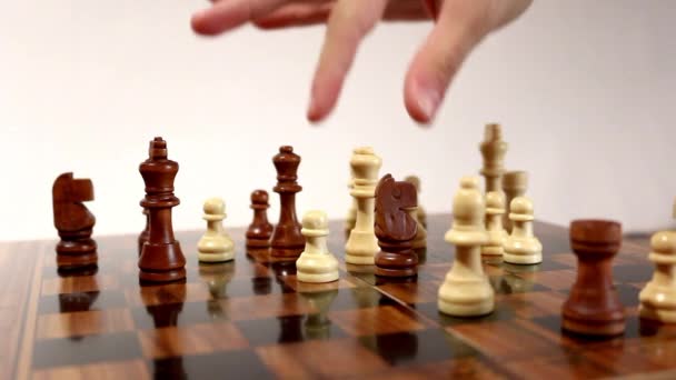Checkmate com derrota — Vídeo de Stock