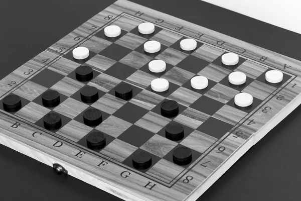 Ladies queens playing photographed on a chess board — Stock Photo, Image