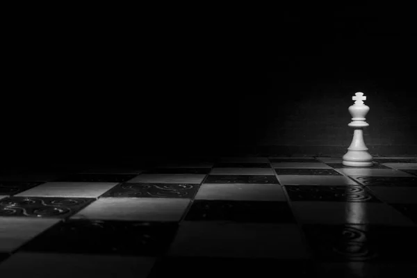 Satranç satranç tahtasında fotoğrafı