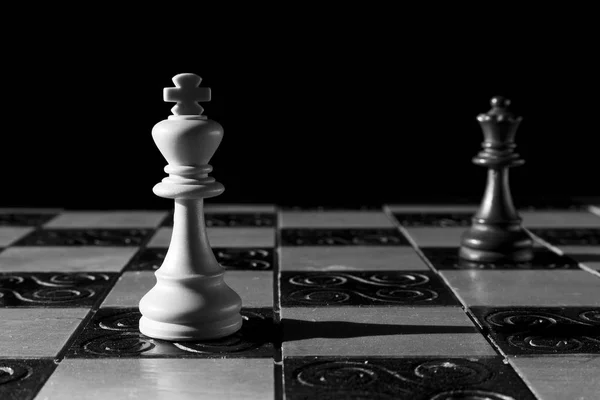 체스는 체스 보드에 촬영 — 스톡 사진