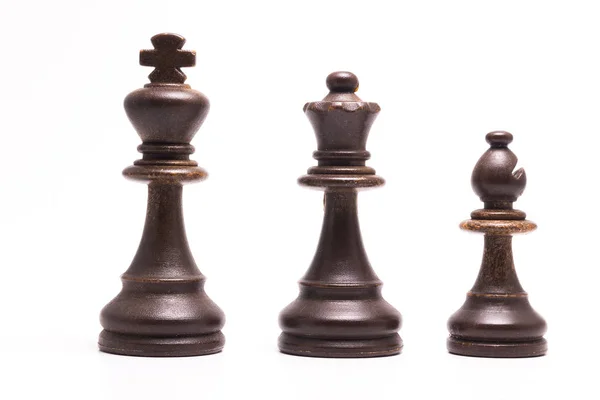 Chess fotograferad på ett schackbräde — Stockfoto